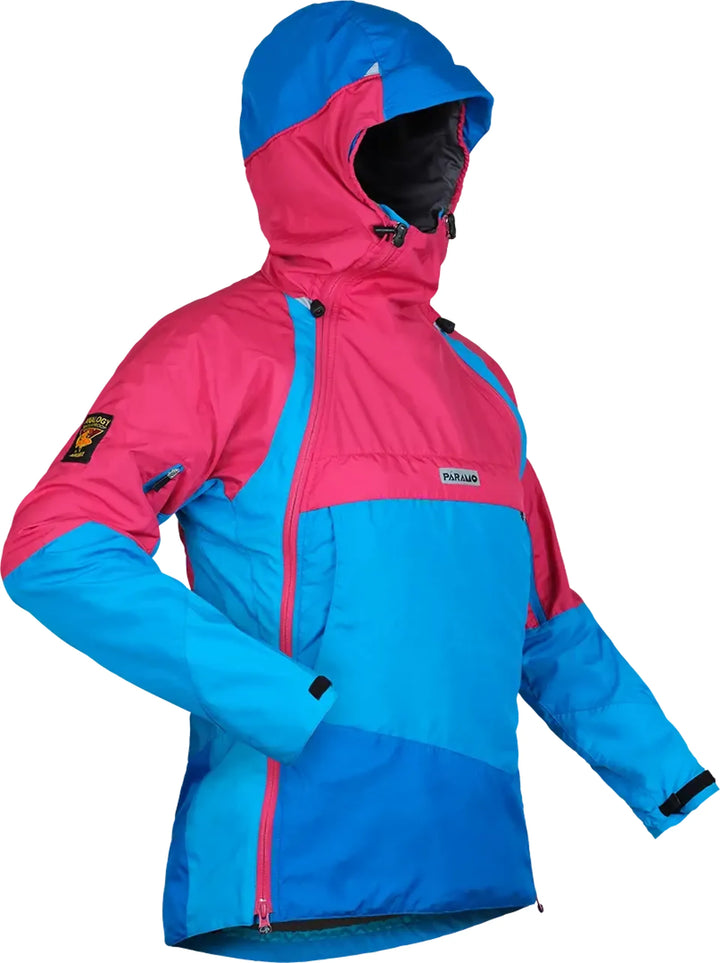Paramo Velez Evolution Hybrid Smock Womens Carmine/Adriatic/Neon