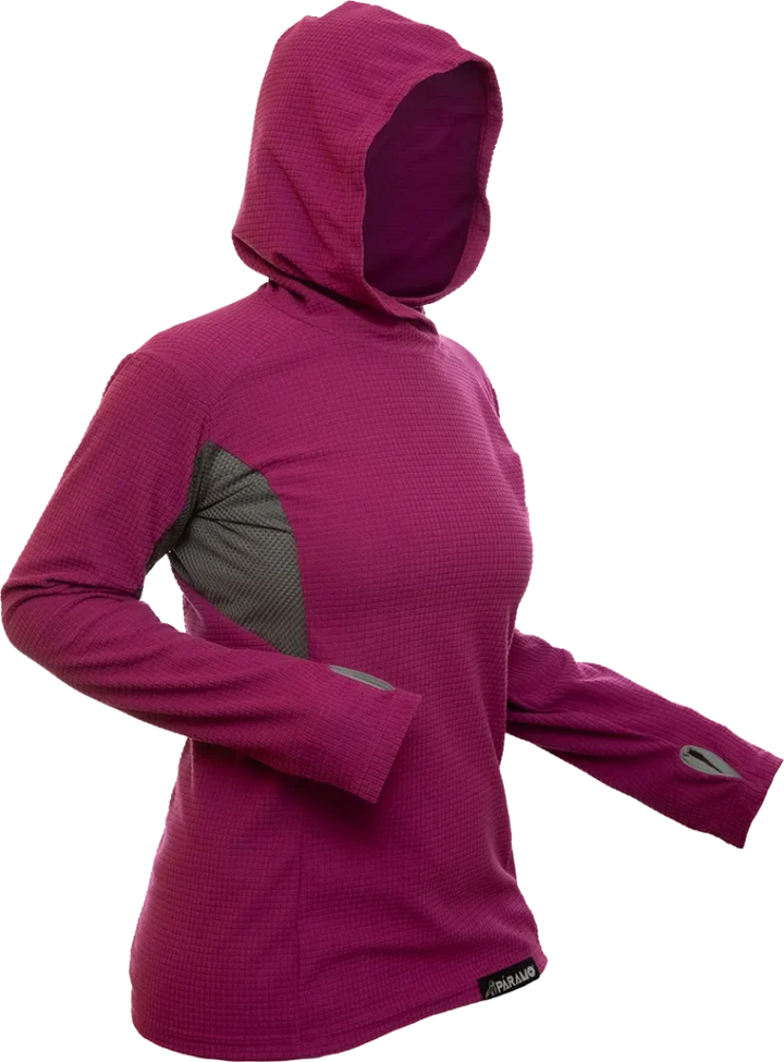 Paramo Velez Grid Womens Foxglove Rock Grey