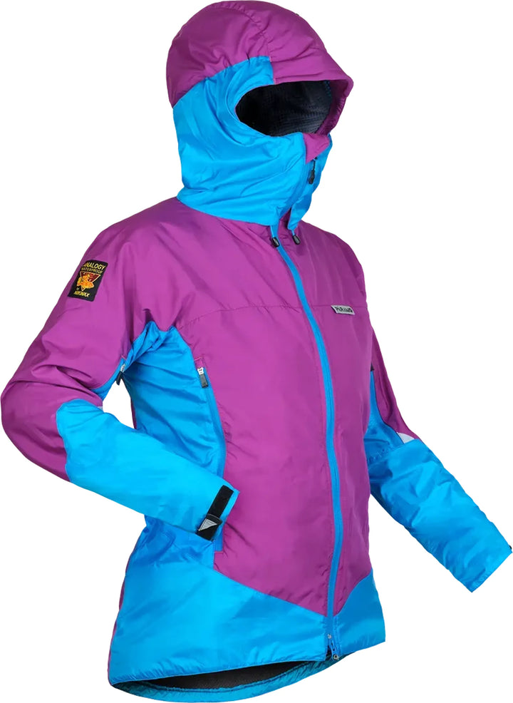 Paramo Velez Jacket Womens Foxglove/Neon Blue