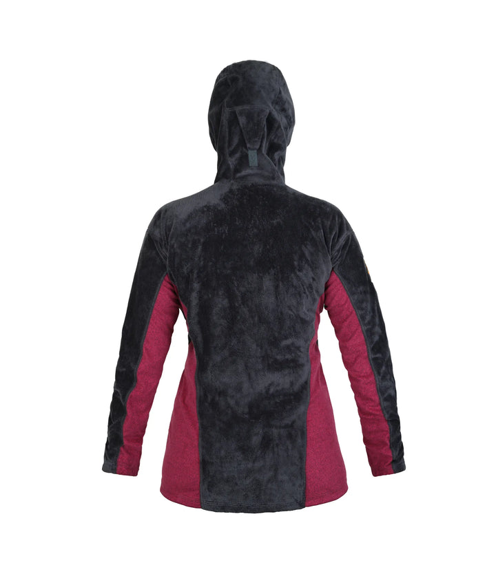 Paramo Ventura Plus Fleece Womens Dark Grey/Carmine
