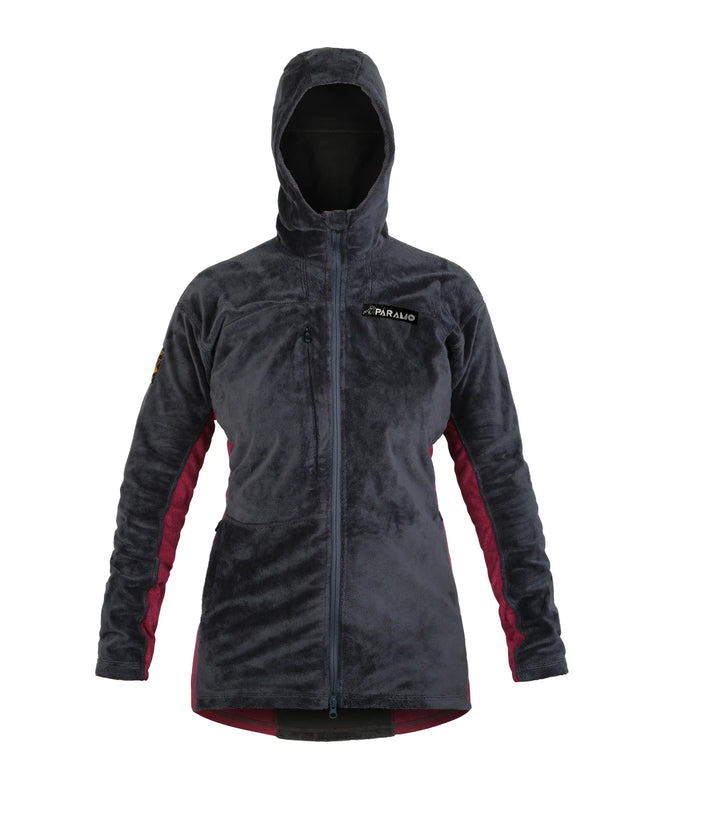 Paramo Ventura Plus Fleece Womens Dark Grey/Carmine