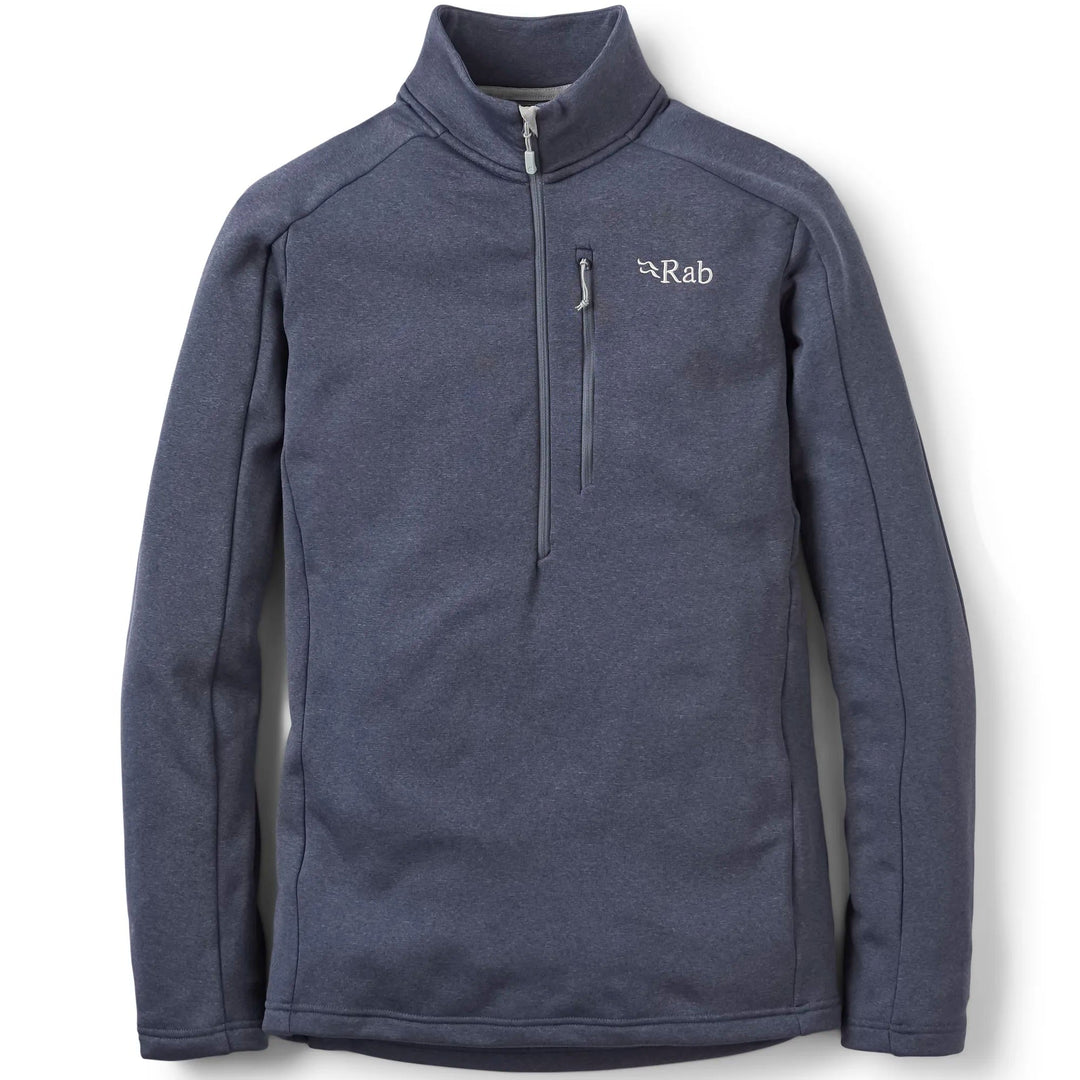 Rab Covex Pull On Mid Fleece Mens Steel – BCH Camping & Leisure