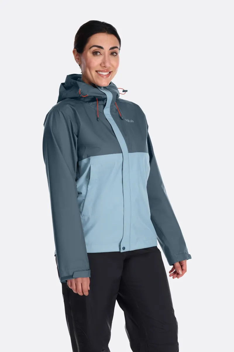 Rab Downpour Eco Jacket Womens Orion Blue Citadel