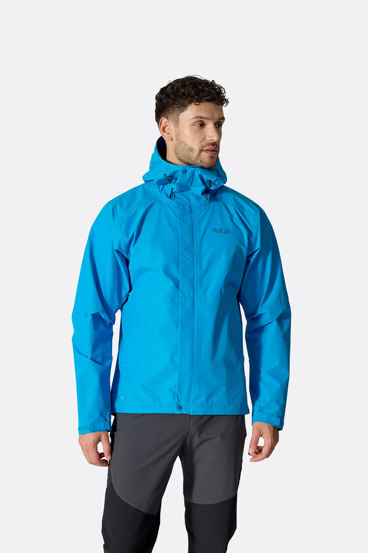 Rab Downpour Jacket Mens Maya Blue