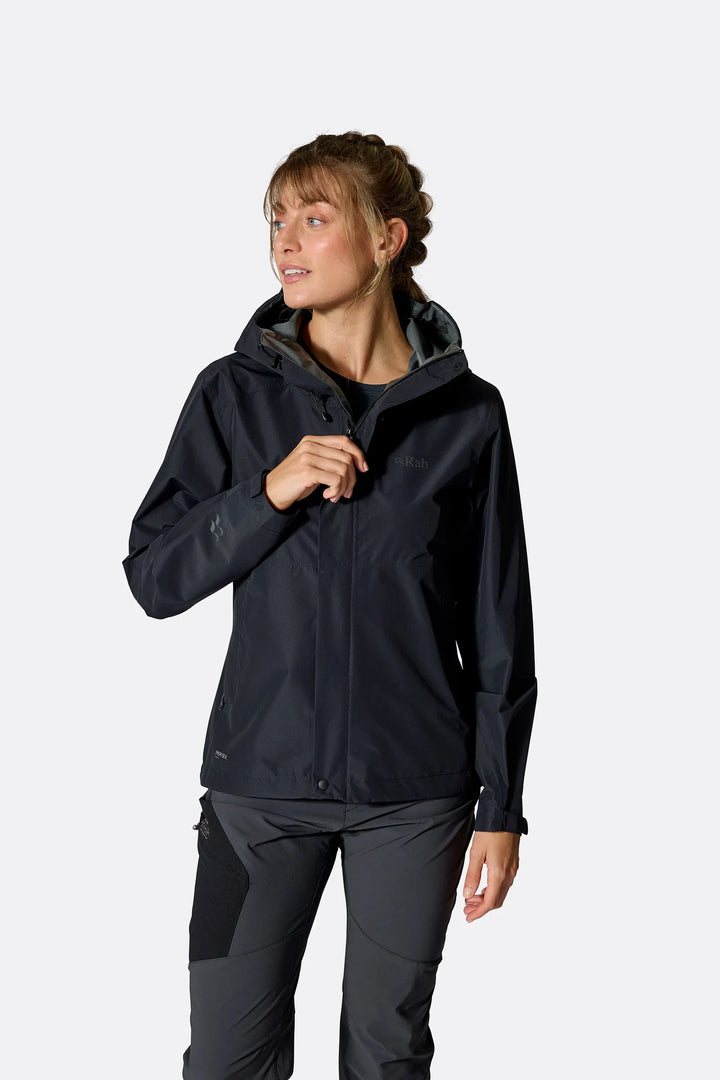 Rab Downpour Jacket Womens Black