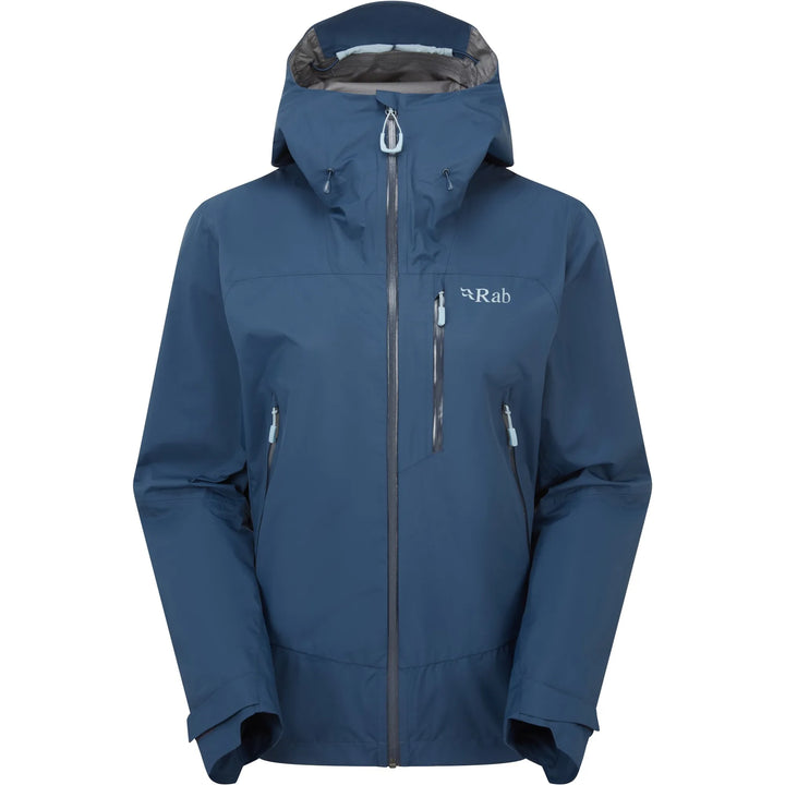 Rab Downpour Mountain Jacket Womens Tempest Blue