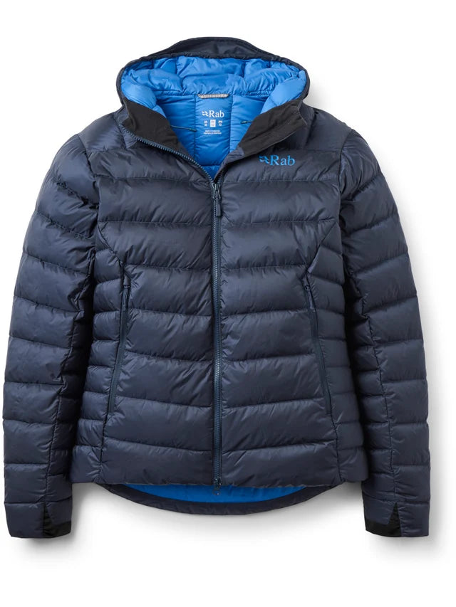 Rab Electron Pro Hoody Down Jacket Womens Galaxy Blue