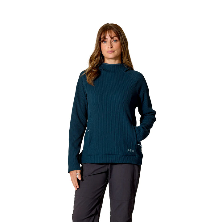 Rab Hepton Pullover Hoody Womens Tempest Blue