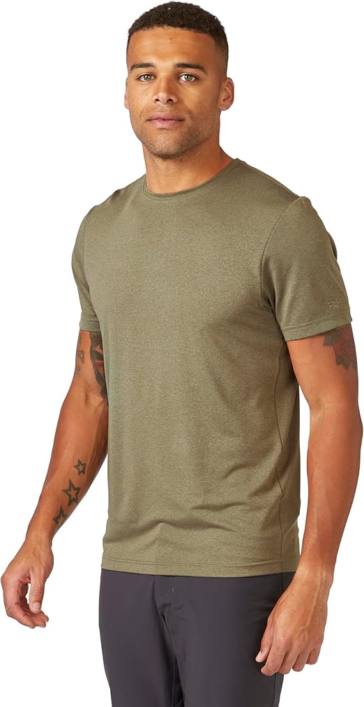 Rab Mens Mantle Tee Light Khaki