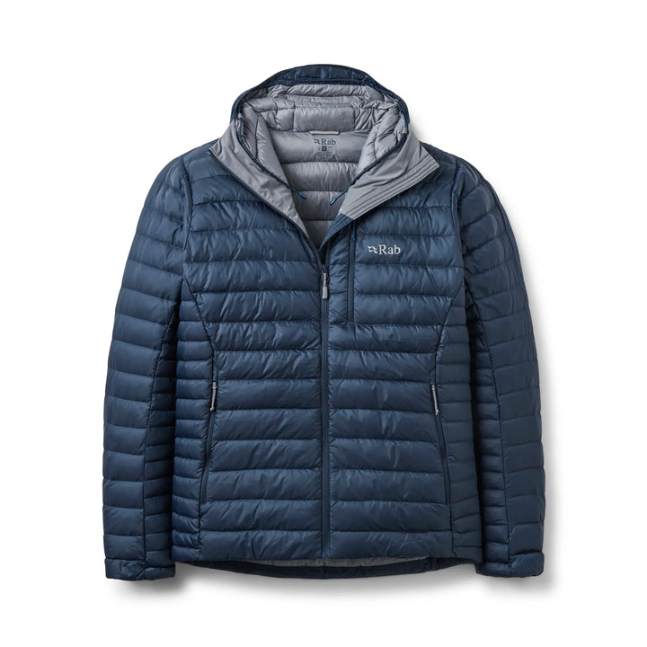 Rab Microlight Alpine Hoody Down Jacket Mens Galaxy Blue
