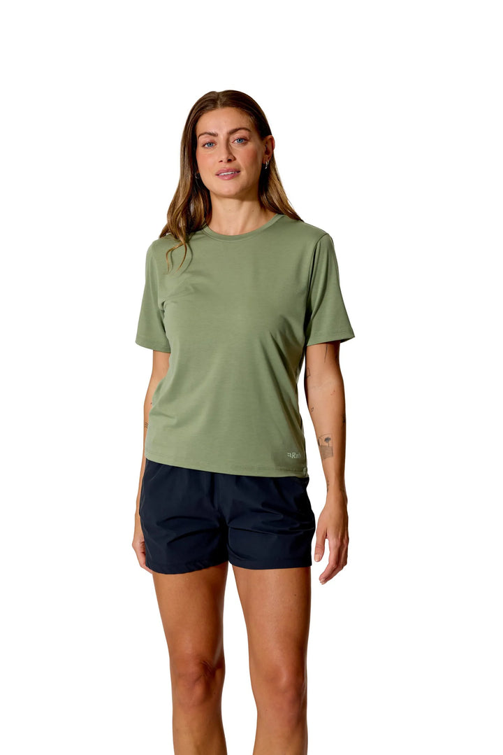 Rab Rivelin Tee Womens Dark Fig Green