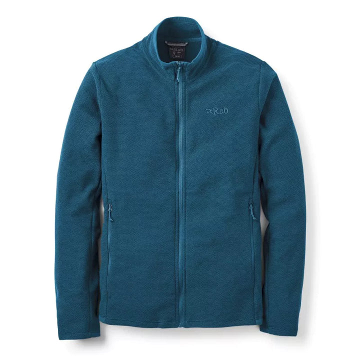 Rab Stavel Jacket Fleece Mens Tempest Blue