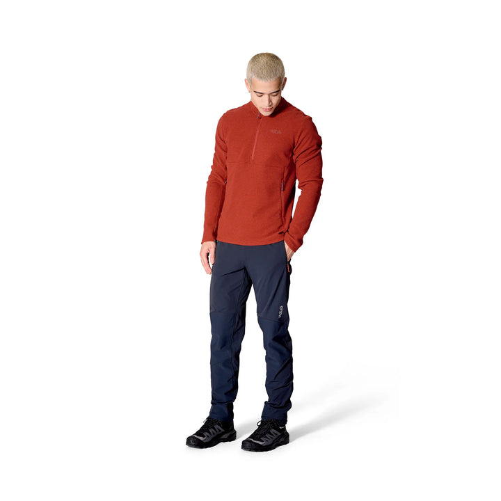 Rab Stavel Pull On Fleece Mens Tuscan Red