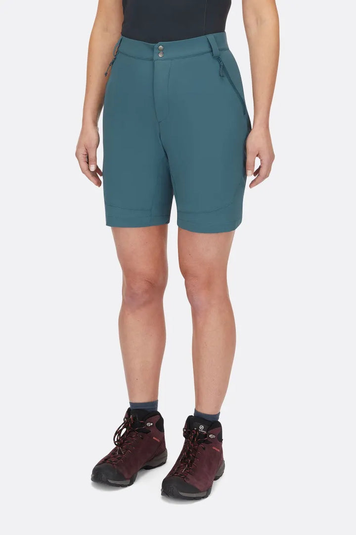 Rab Torque Mountain Shorts Womens 6" Inseam Orion Blue