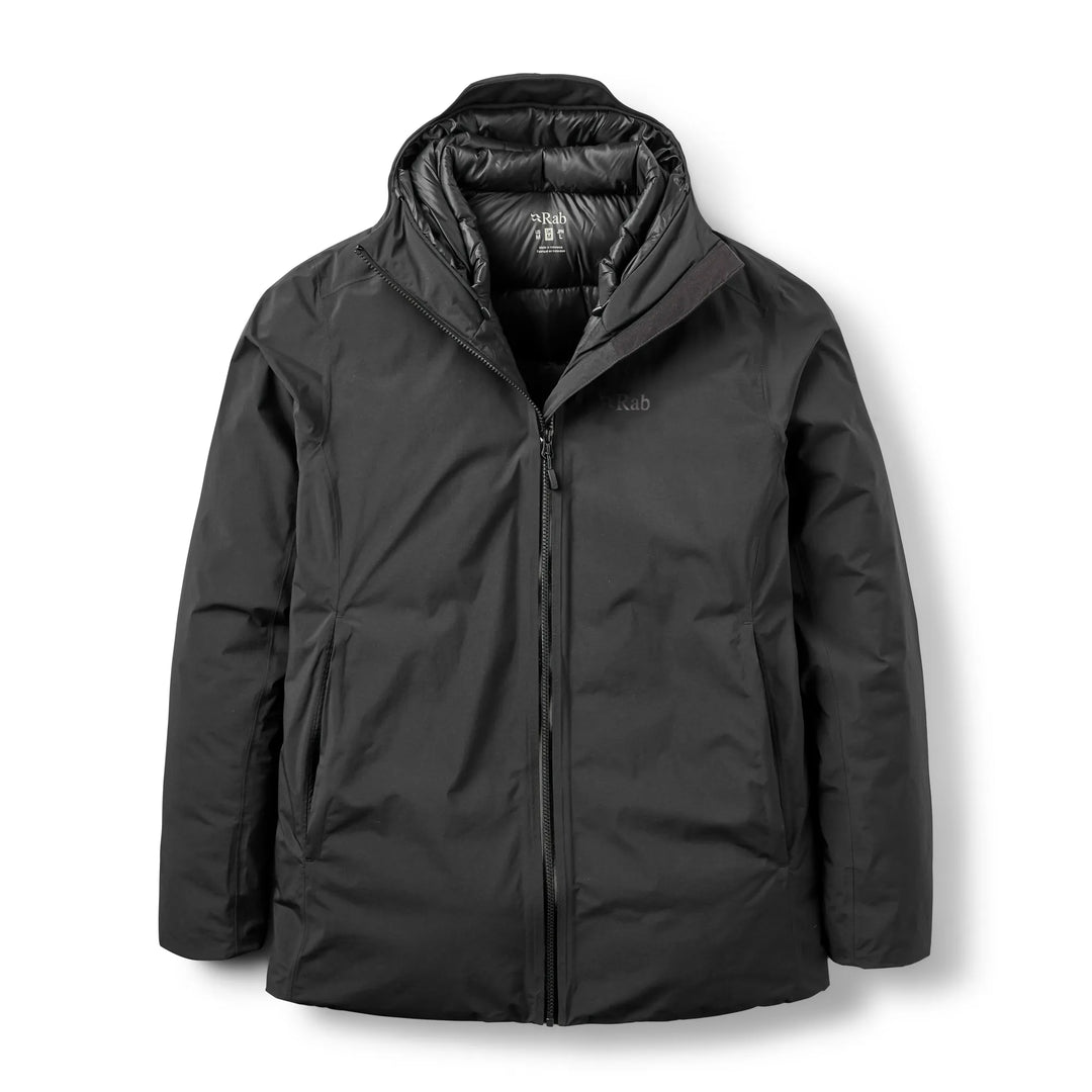 Rab Valiance Down Waterproof Jacket Mens Black
