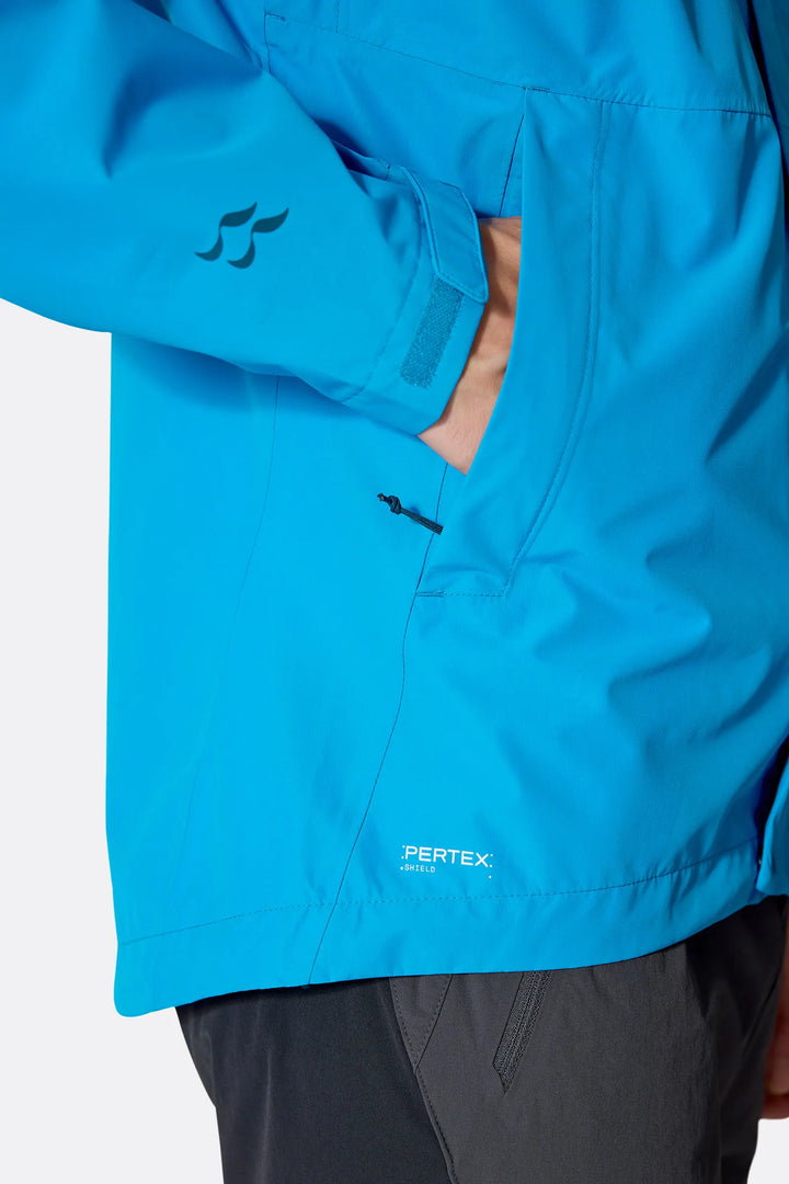 Rab Downpour Jacket Mens Maya Blue