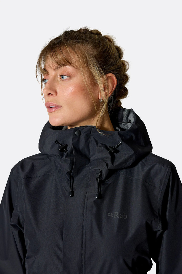 Rab Downpour Jacket Womens Black