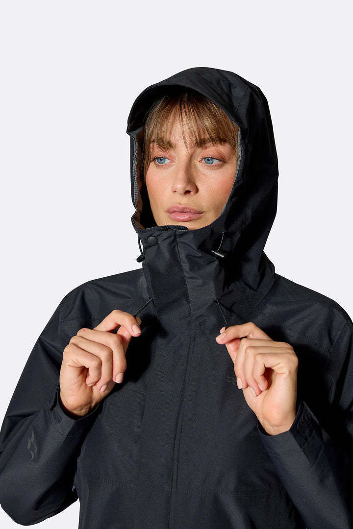 Rab Downpour Jacket Womens Black