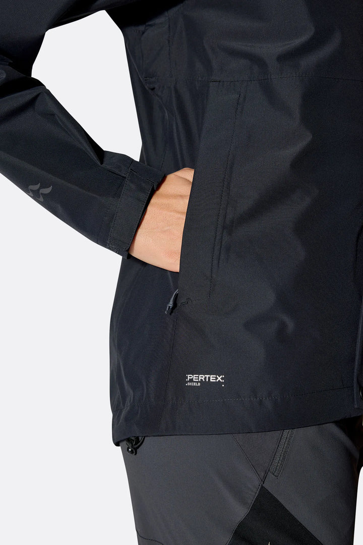 Rab Downpour Jacket Womens Black