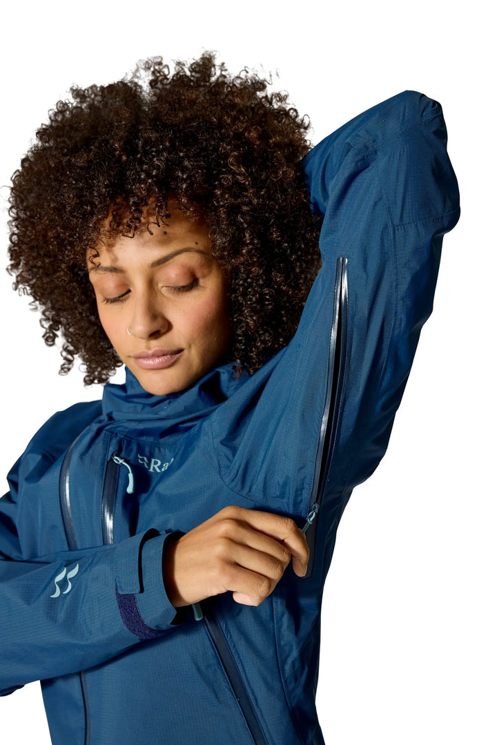 Rab Downpour Mountain Jacket Womens Tempest Blue