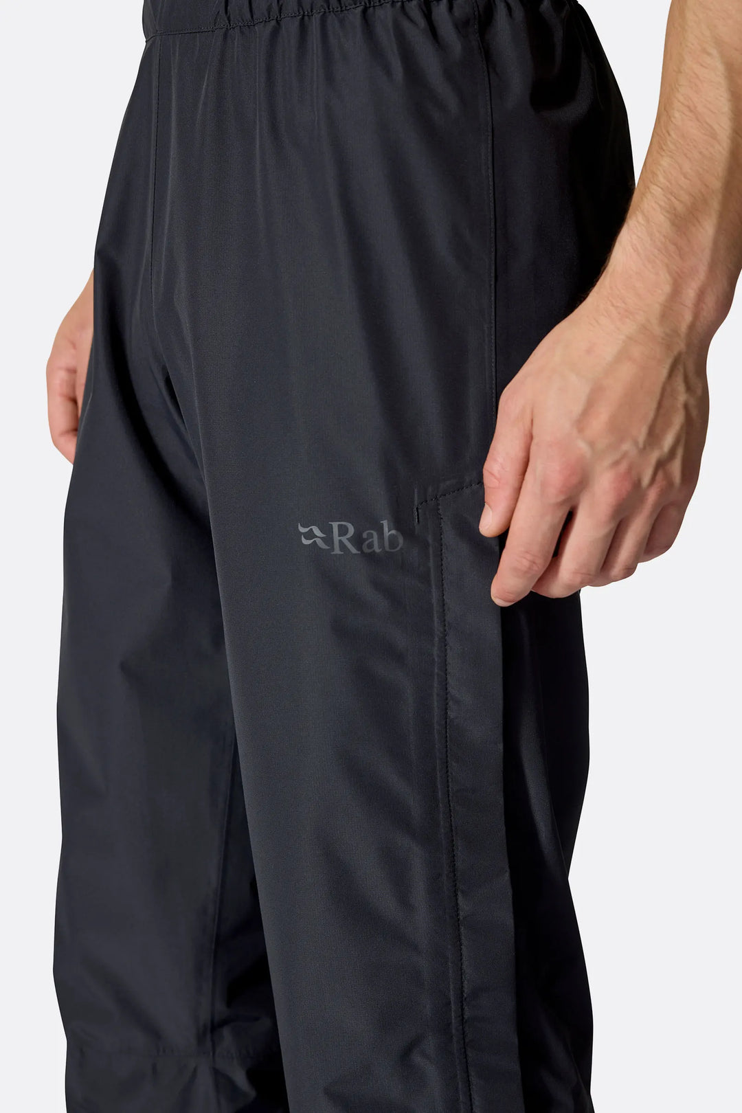 Rab Downpour Pants Mens Black Regular Leg