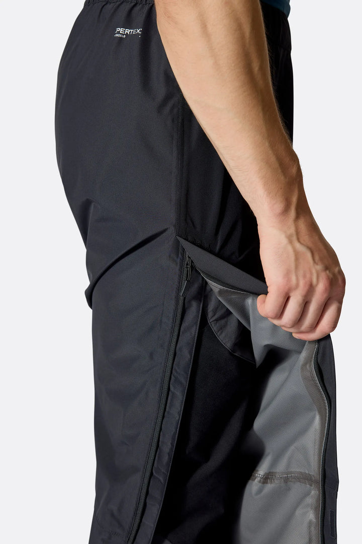 Rab Downpour Pants Mens Black Regular Leg