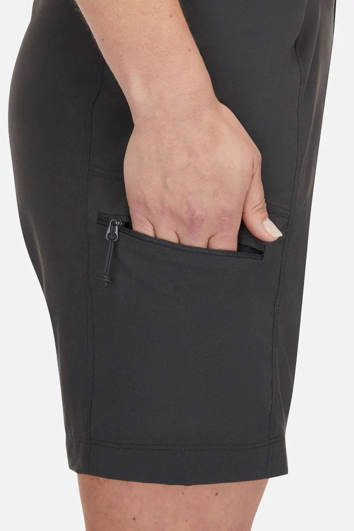 Rab Incline Light Shorts Womens Anthracite (Inseam 8")