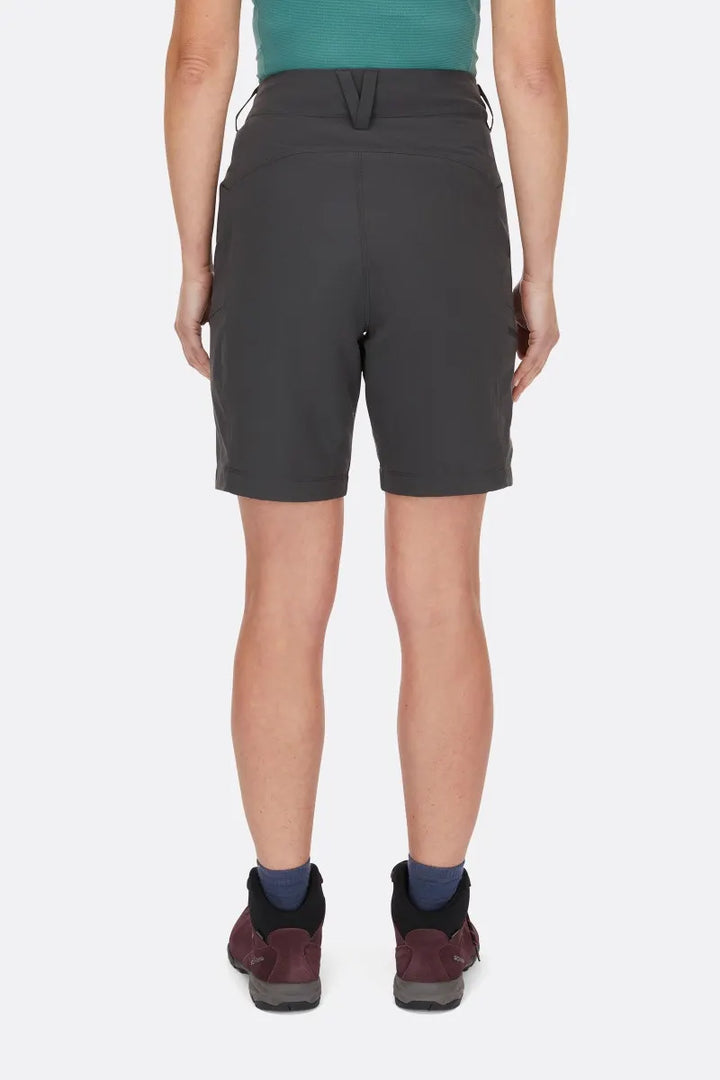 Rab Incline Light Shorts Womens Anthracite (Inseam 8")
