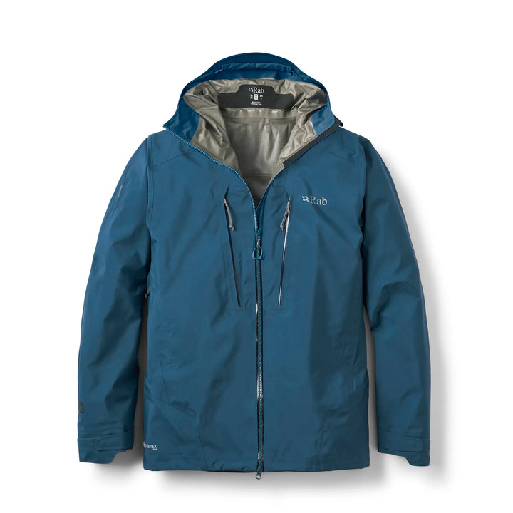 Rab Latok GTX Mens Waterproof Jacket Tempest Blue