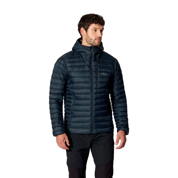 Rab Microlight Alpine Hoody Down Jacket Mens Galaxy Blue
