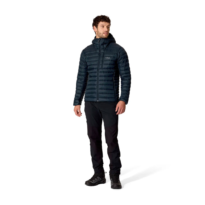 Rab Microlight Alpine Hoody Down Jacket Mens Galaxy Blue