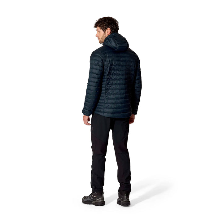Rab Microlight Alpine Hoody Down Jacket Mens Galaxy Blue