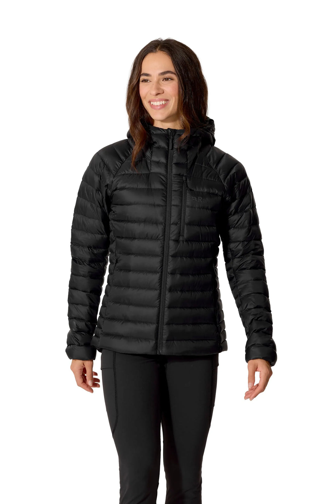 Rab Microlight Alpine Hoody Down Jacket Womens Black