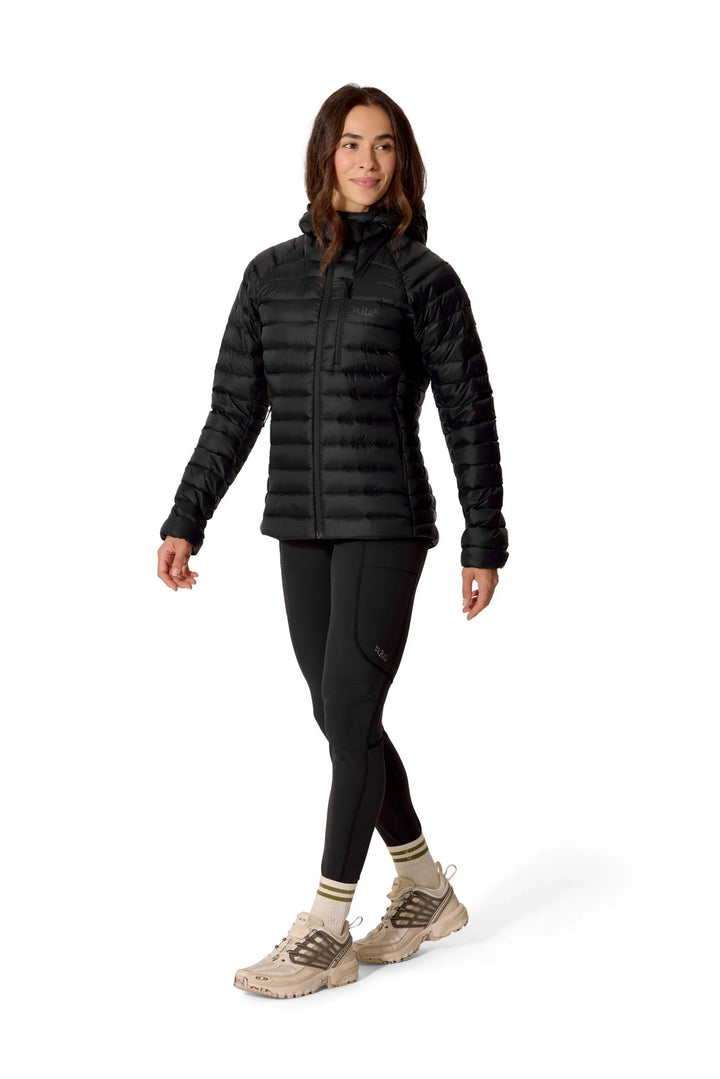 Rab Microlight Alpine Hoody Down Jacket Womens Black