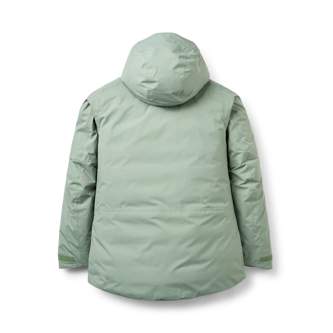 Rab Optical Down Jacket Womens Dark Fig Green