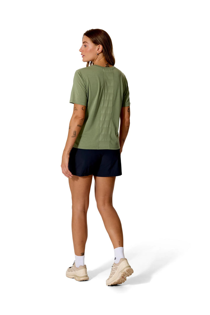 Rab Rivelin Tee Womens Dark Fig Green