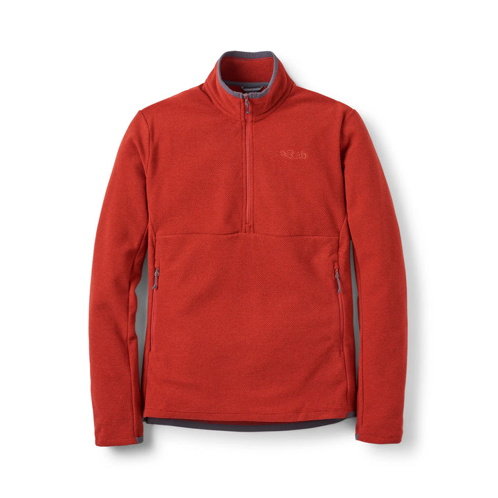 Rab Stavel Pull On Fleece Mens Tuscan Red