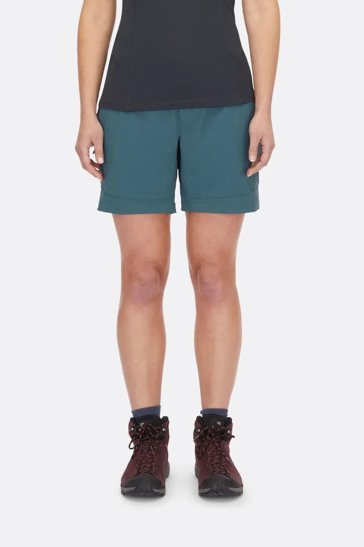 Rab Torque Mountain Shorts Womens 6" Inseam Orion Blue