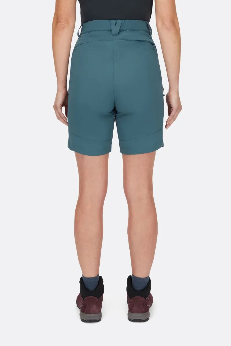 Rab Torque Mountain Shorts Womens 6" Inseam Orion Blue