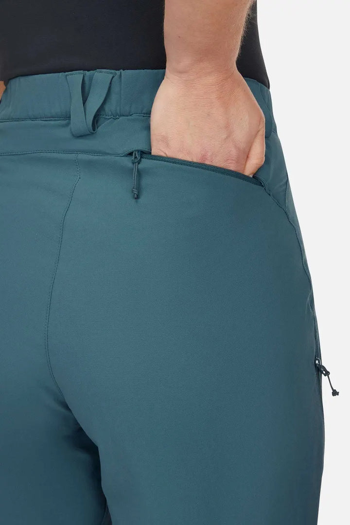 Rab Torque Mountain Shorts Womens 6" Inseam Orion Blue