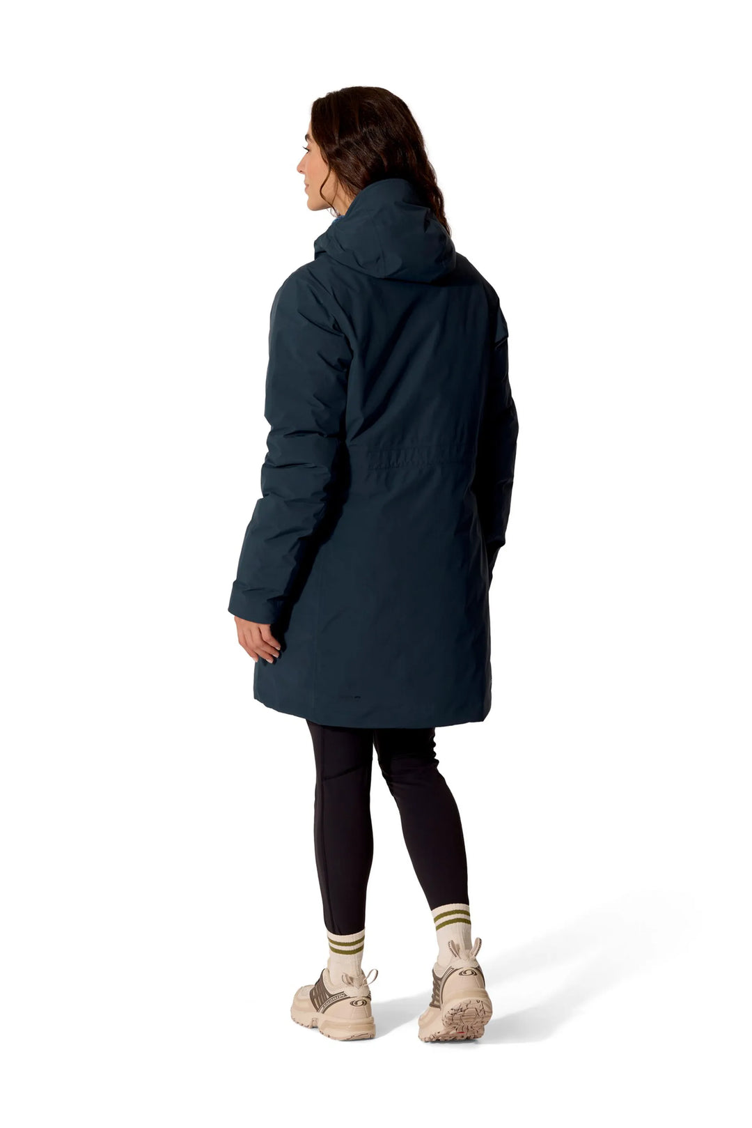 Rab Valiance Parka Down Waterproof Jacket Womens Galaxy Blue