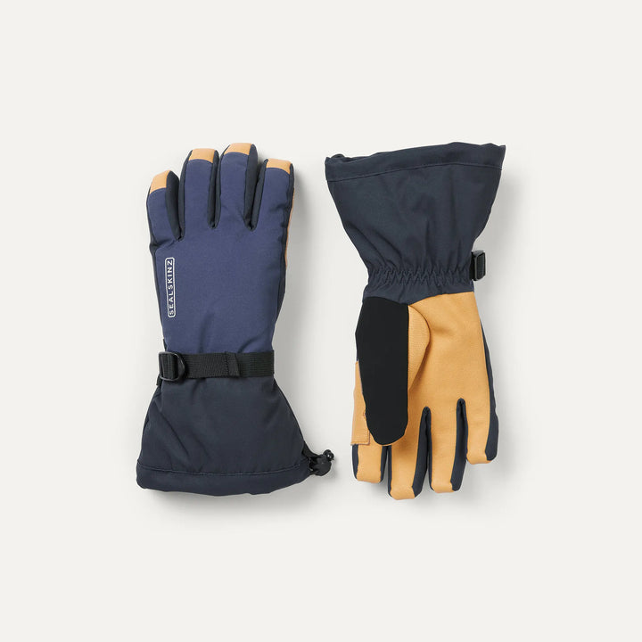 Sealskinz Fransham Waterproof Thermal Ski Gauntlet Blue