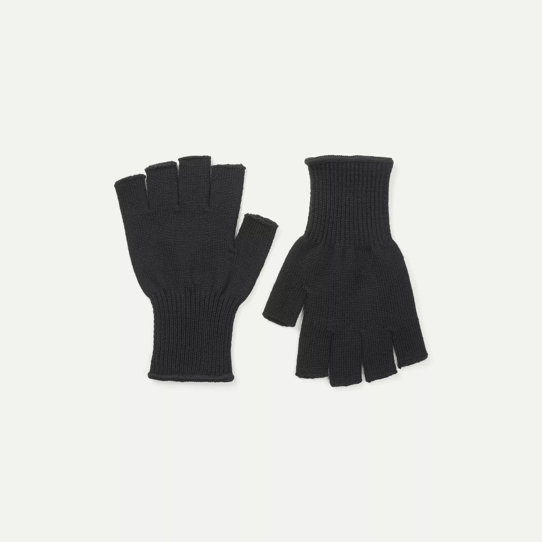 Sealskinz Welney Solo Merino Fingerless Gloves One Size Black
