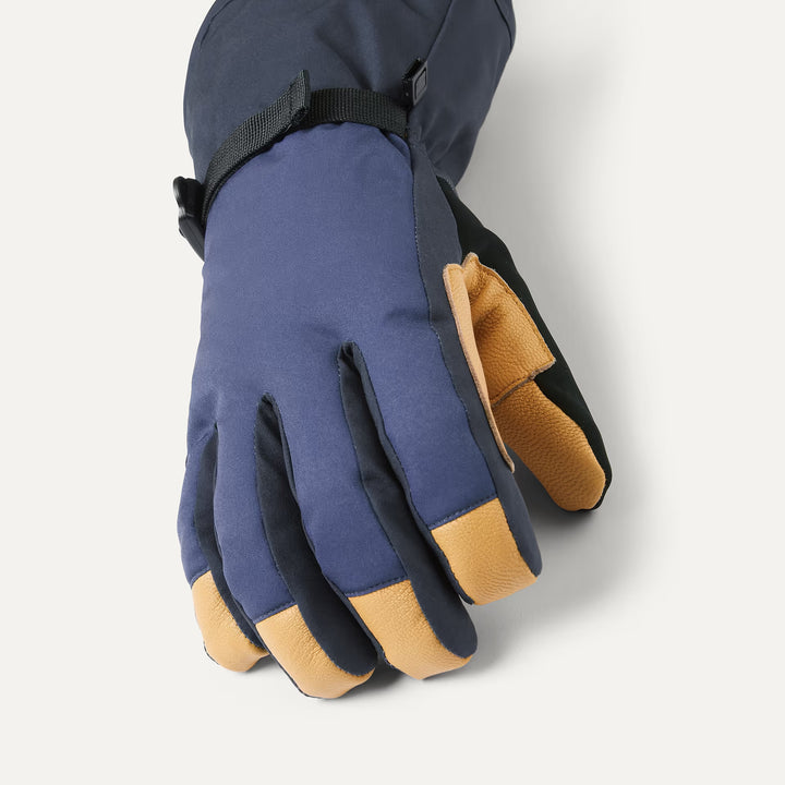 Sealskinz Fransham Waterproof Thermal Ski Gauntlet Blue