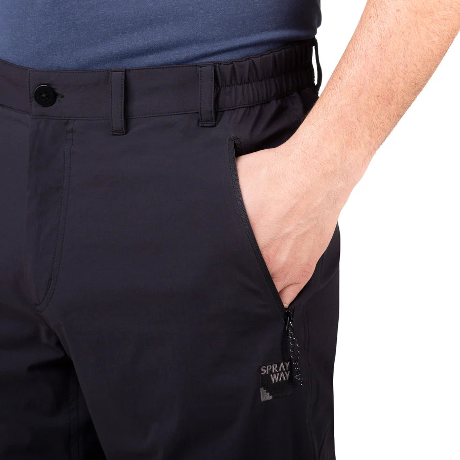 Sprayway All Day Mens Rainpant Black Regular Leg