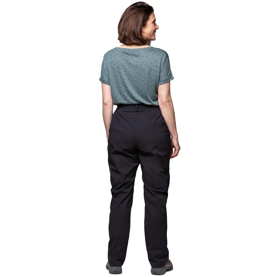 Sprayway Walking Rainpant Womens Short Leg Black