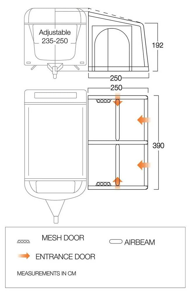 Vango Balletto Air 390 Elements Proshield