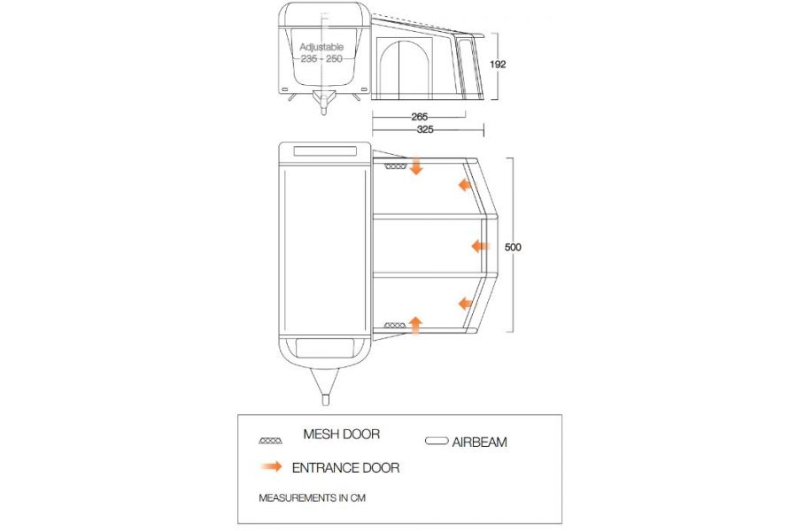 Vango Tuscany Air 500 Elements ProShield 2023