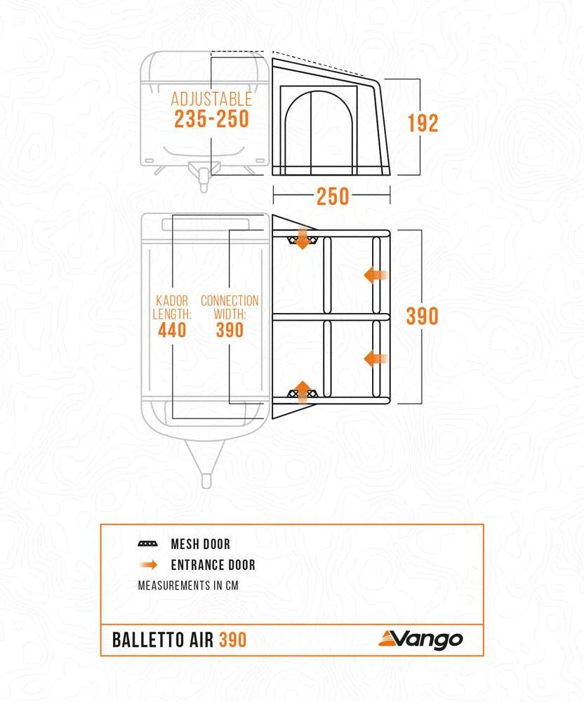 Vango Balletto Air 390