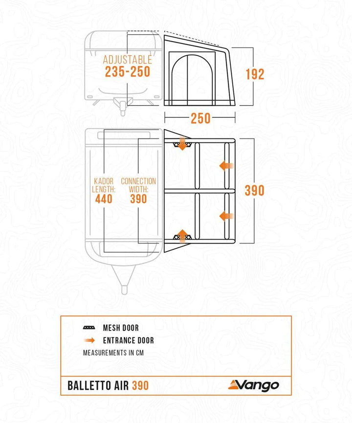 Vango Balletto Air 390